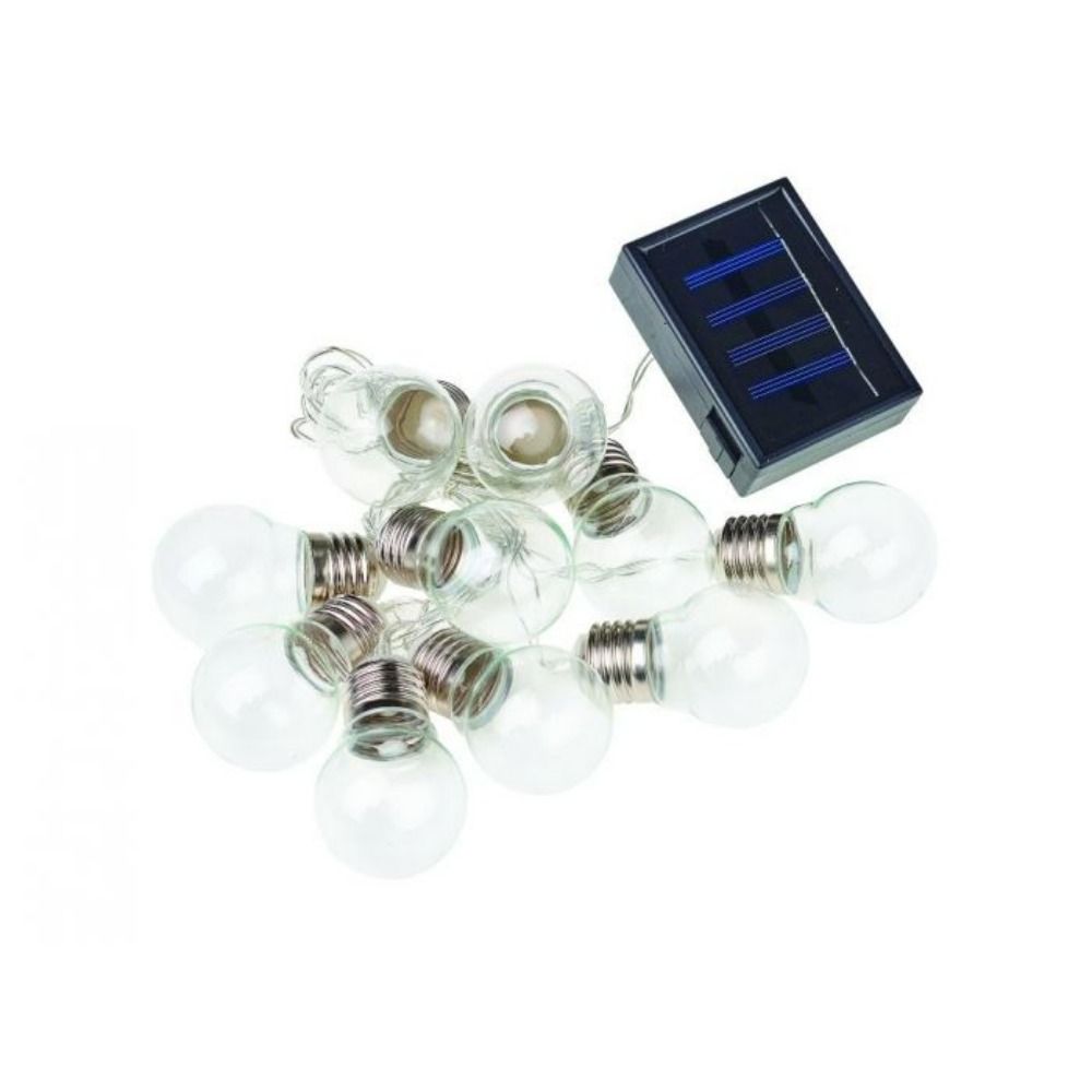 Cole & Bright Solar Bulb String Lights - 10 Pack